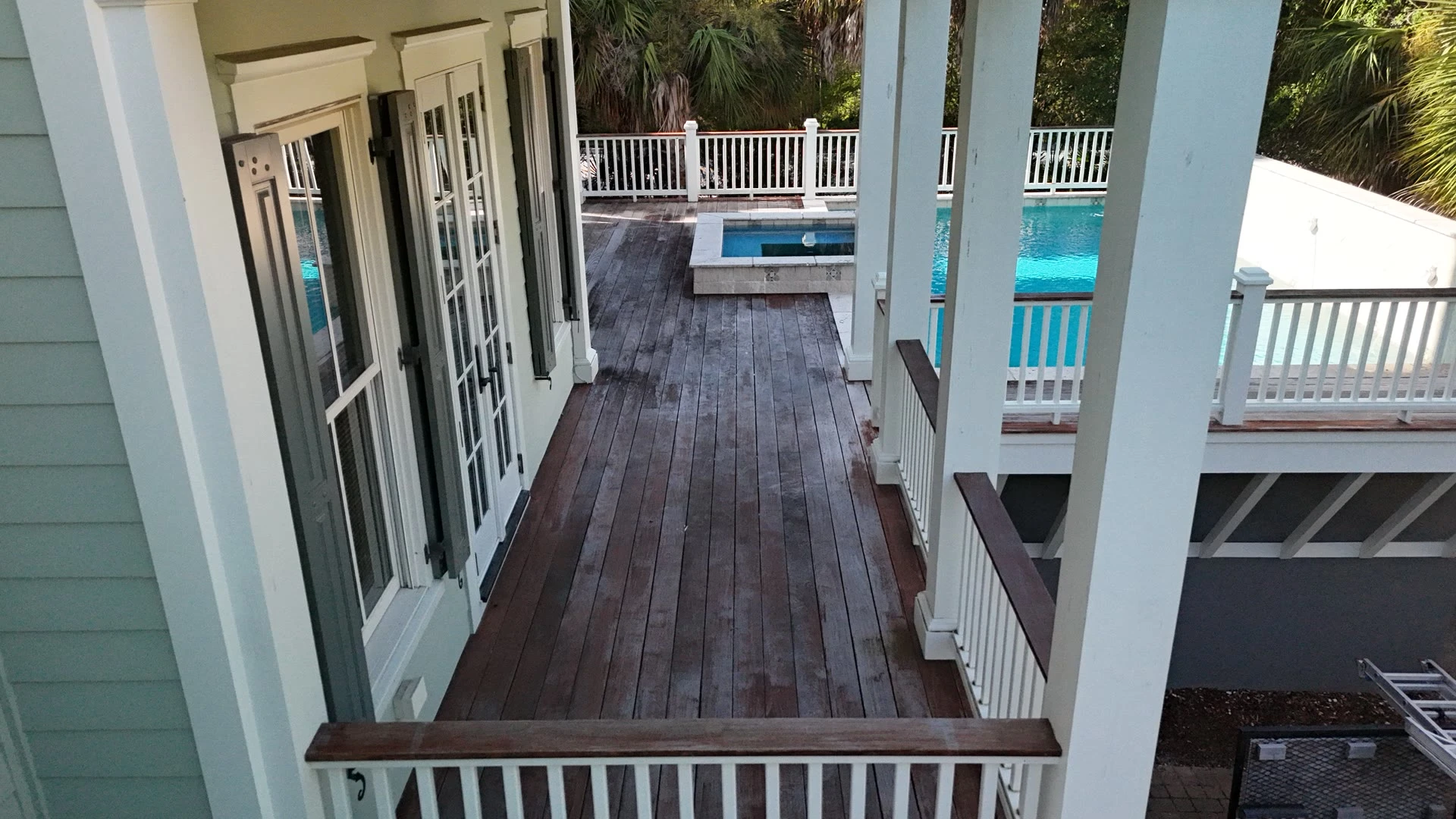 Charleston Deck Restoration — Railing and edge